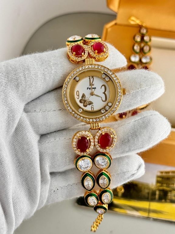 Kundan and Polki Watches