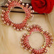 Red Pearl Studded Bridal Chura Bangles Set for Women - Jouell
