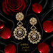 Golden Polish American Diamond Earrings