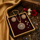 Gold Crystal Pendant Set for Women