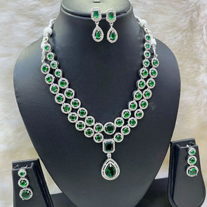 American Diamond Necklace Set