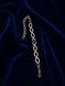 Silver-Toned American Diamond Blue Stone Bracelet for Women